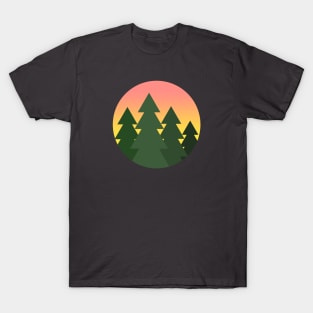 PNW Evergreen Sunset T-Shirt